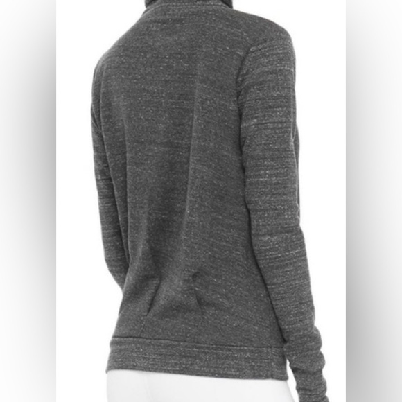 Alo Yoga Clarity Long Sleeve Anthracite Heather Large - Picture 3 of 9